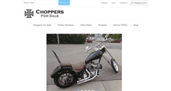 Desktop Screenshot of choppersforsale.com